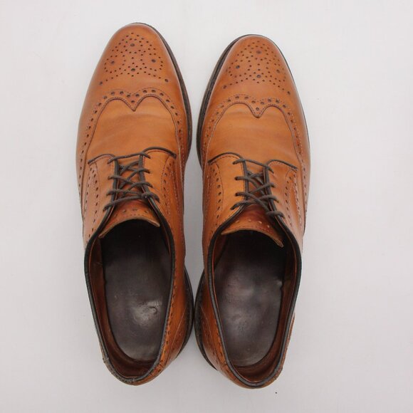 Allen Edmonds Madison Park Mens Size 9.5 D Brown Leather Wingtip Oxford Shoes main image 4